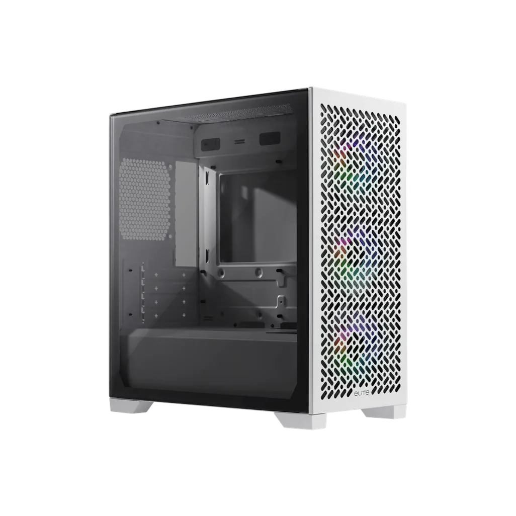 Cooler Master Elite 302, Mini Tower, PC, White, micro ATX, Mini-ITX, Steel, Gaming