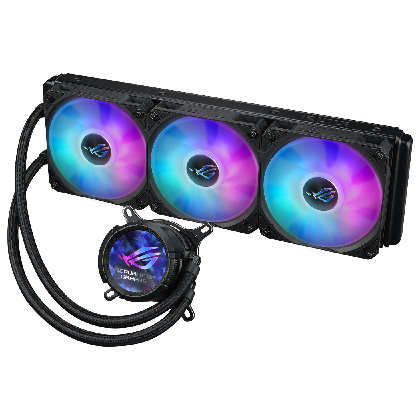 ASUS ROG STRIX LC III 360 ARGB LCD — Black
