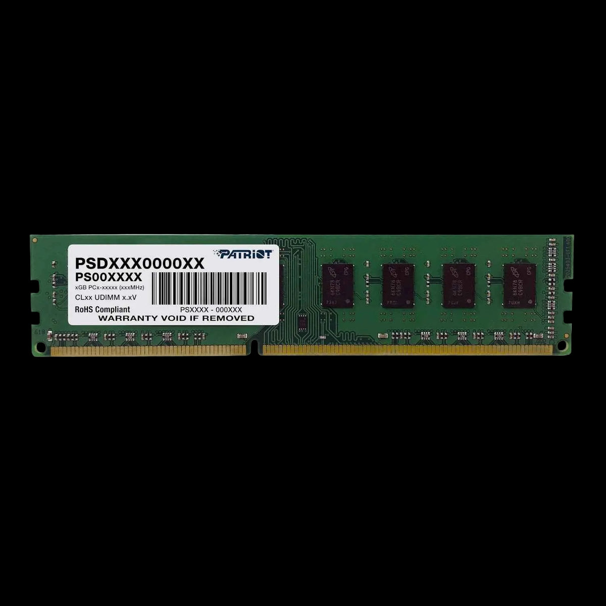Patriot Signature Line 4GB 1600MHz DDR3 Single Rank Desktop Memory