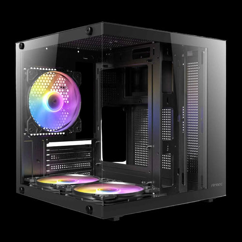 Antec VCX10M RGB Micro-ATX | ITX Mini -Tower Gaming Chassis – Black