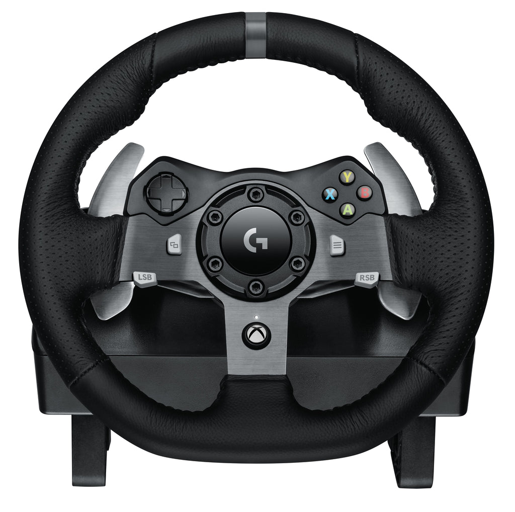 Logitech G920 Driving Force Racing Wheel & Stainless steel paddle