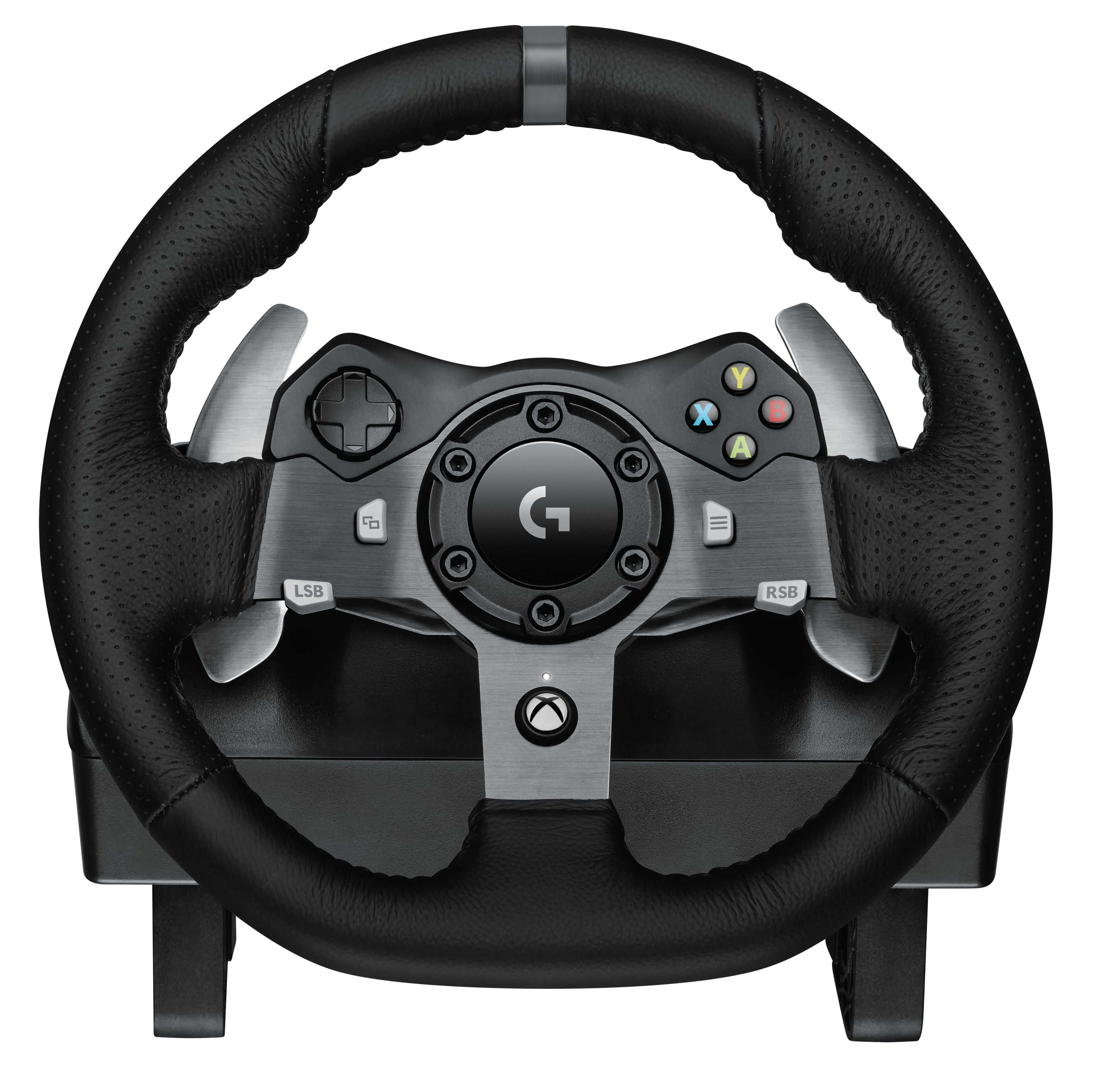 Logitech G920 Driving Force Racing Wheel & Stainless steel paddle