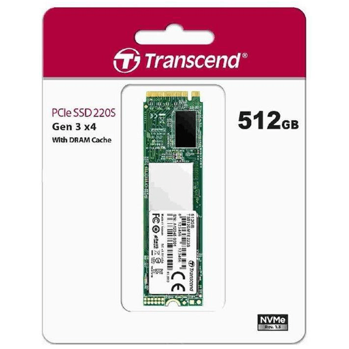 Transcend PCIe 220S Gen3 x4 512GB 2280 Internal SSD m.2